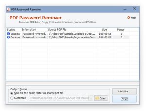 Adept PDF Password Remover 3.70 Crack + Son Sürüm